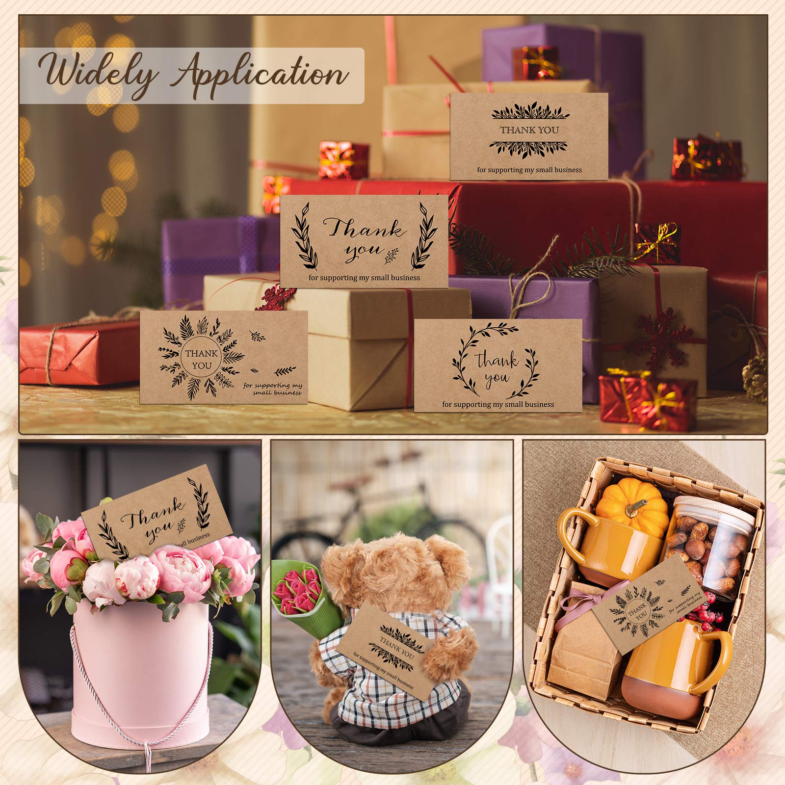 Business Thank You Cards Template Canva, Thank You For Your Order Printable Card, Small Business Editable Thank You Package Insert Pp - View #4