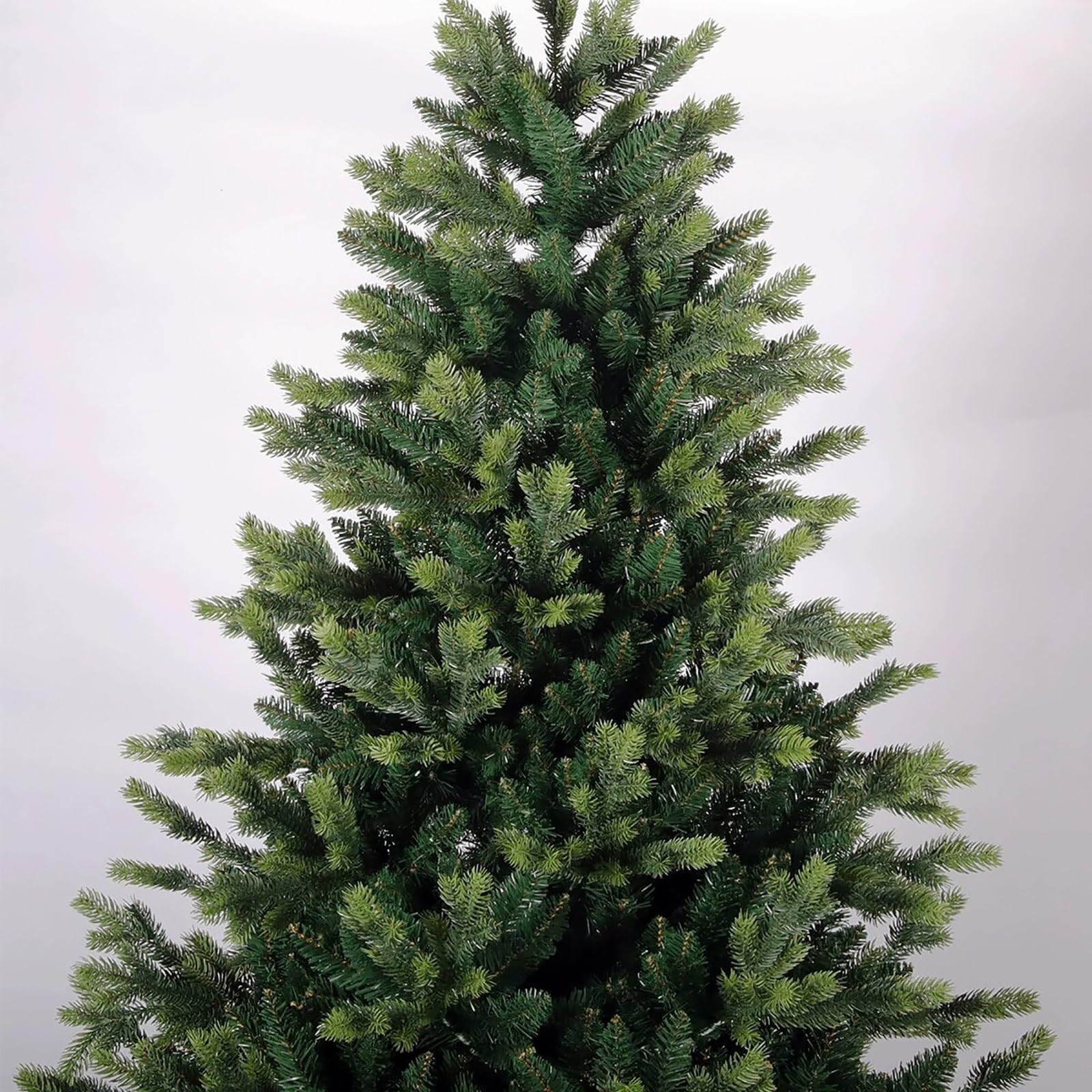 Árbol de Navidad Verde con Base, Decoración Artificial de PVC para el Hogar, Interior y Exterior, Ramas de Pino Fáciles de Plegar para Guardar(150cm/5ft)