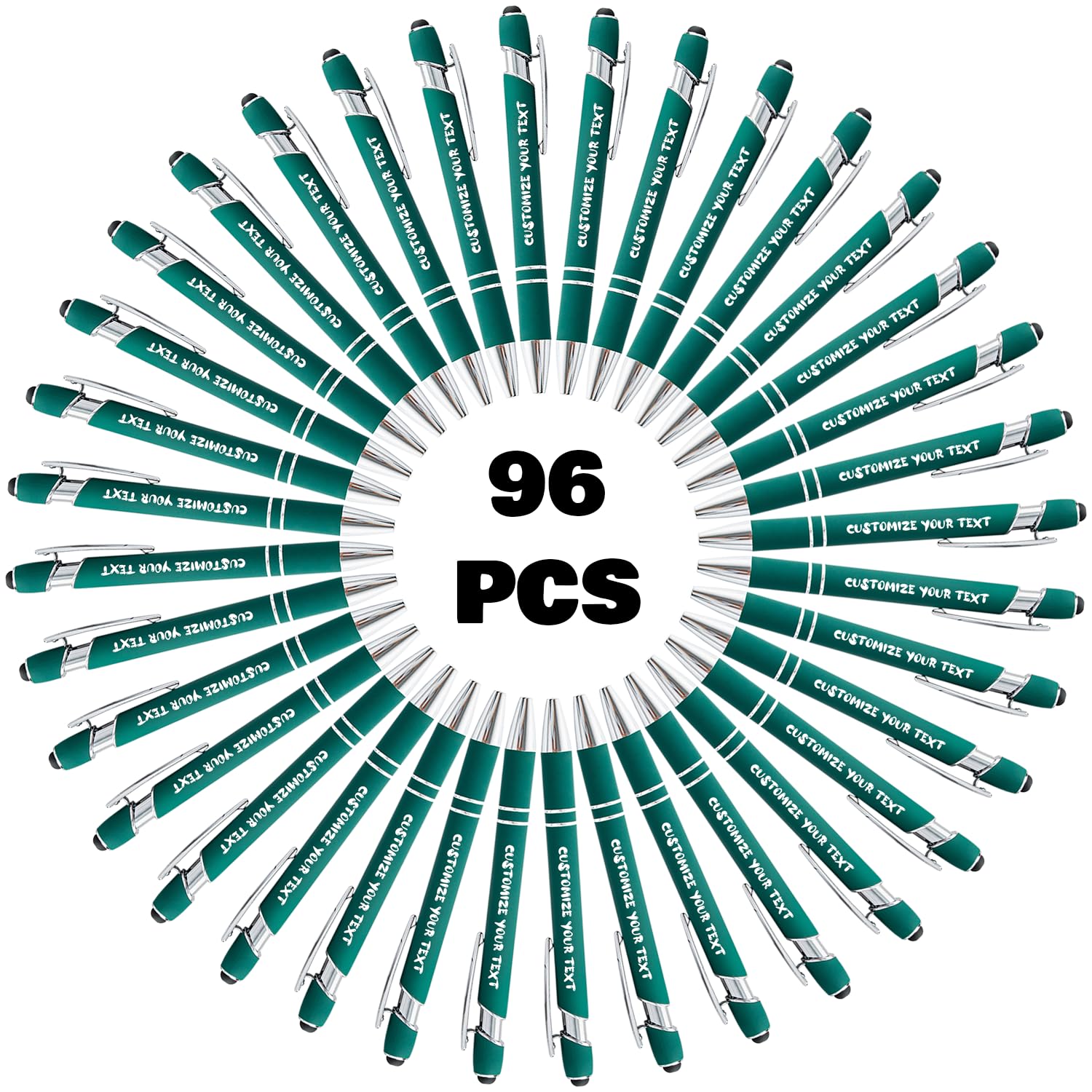 AIFLM Personalized Pens with Name in Bulk Up to 500 Pcs Engraving Ballpoint Pens Set with Your Name Text for Business,Graduation,Wedding,Birthday,Christmas