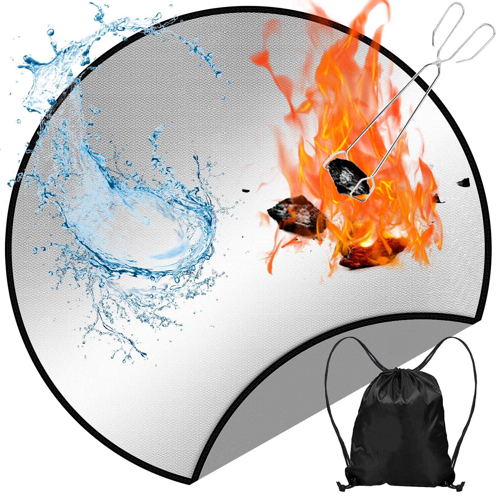 Buy Fire Pit Mat For Decking Patio Grass Protection Fire Pit