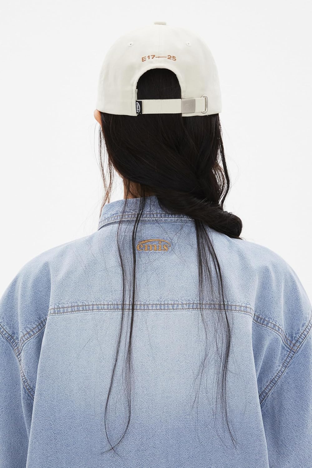 Oxford Baseball Cap Logo Adjustable Unisex Casual Streetwear Hat Ivory