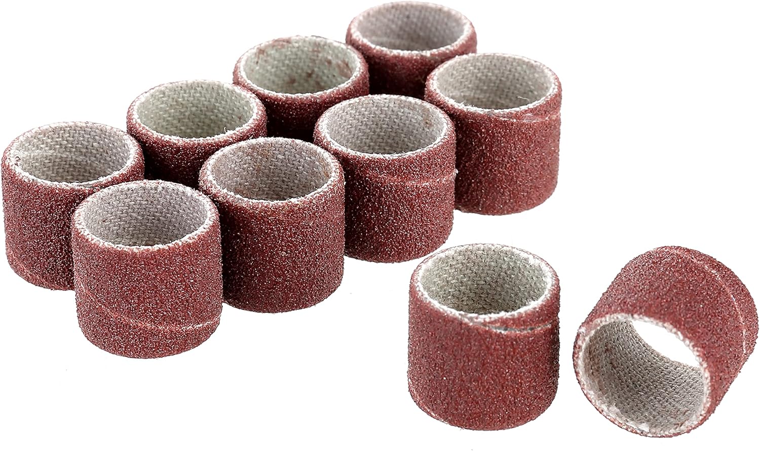 Hyper Tough 10Piece SANDER BANDS 120Grit for 1/2inch Sanding Drums