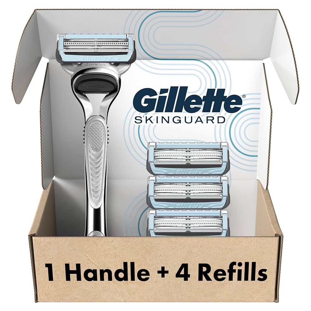 Gillette SkinGuard 替え刃 4個入り Gillette SkinGuard Sensitive Skin Razor with 4 Refills