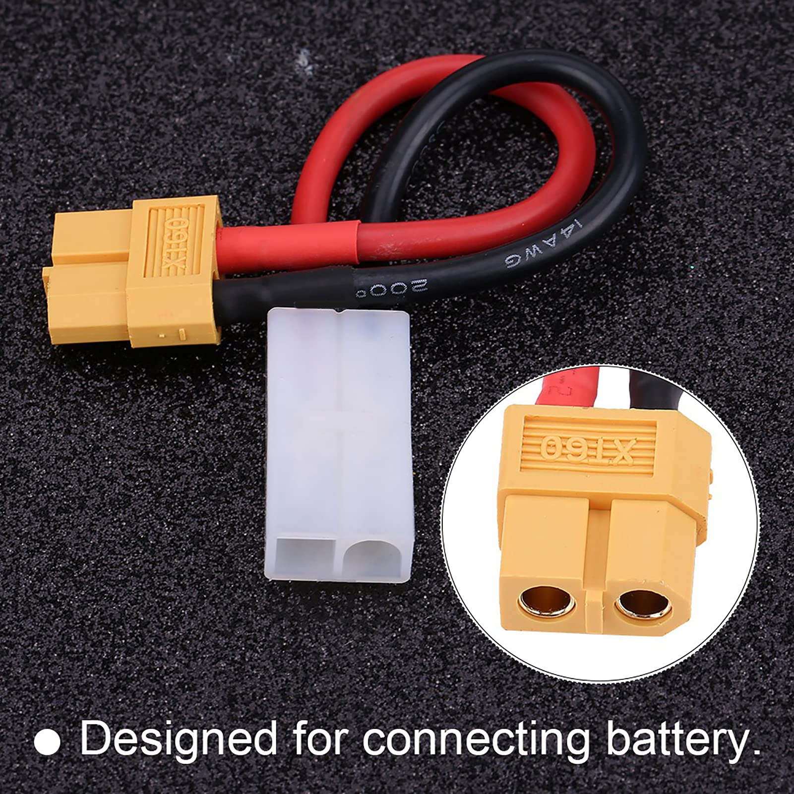 CABLE 10CM XT60 MACHO A XT30 HEMBRA - Electrostore