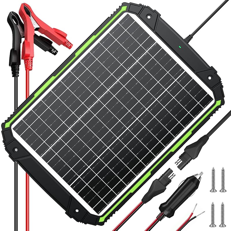 Painel Solar Sun Energise 25 W 12 V com Carregador e Mantenedor de Bateria MPPT PRO Verde SE-US-25W PRO