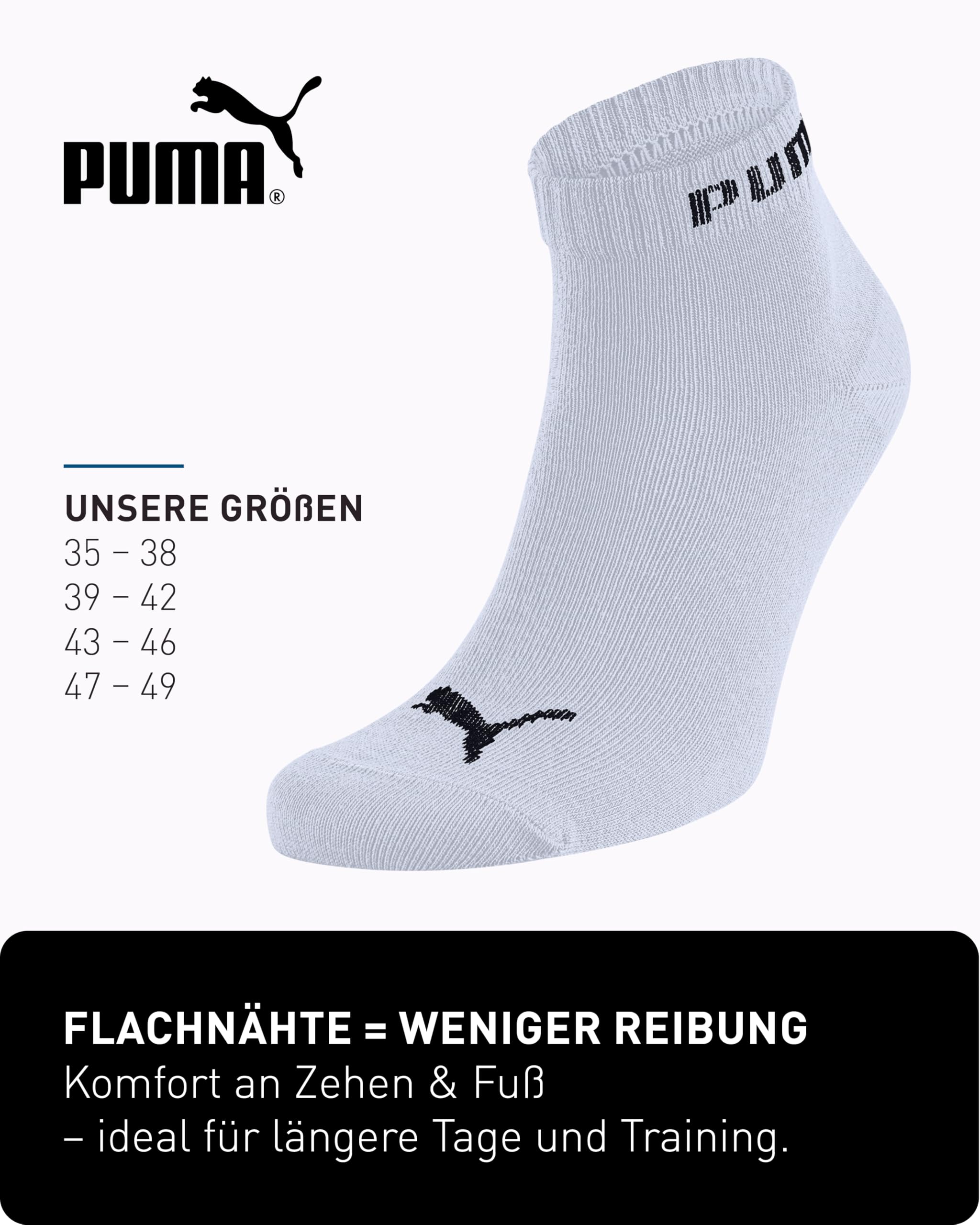 PUMA Skarpety ćwiartkowe, unisex, 18 par, kolekcja Statement