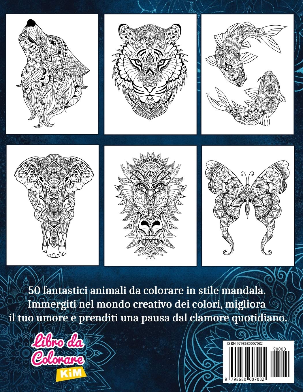 Animali Fantastici: Kolorowanka Antystresowa dla Dorosłych z Mandalami