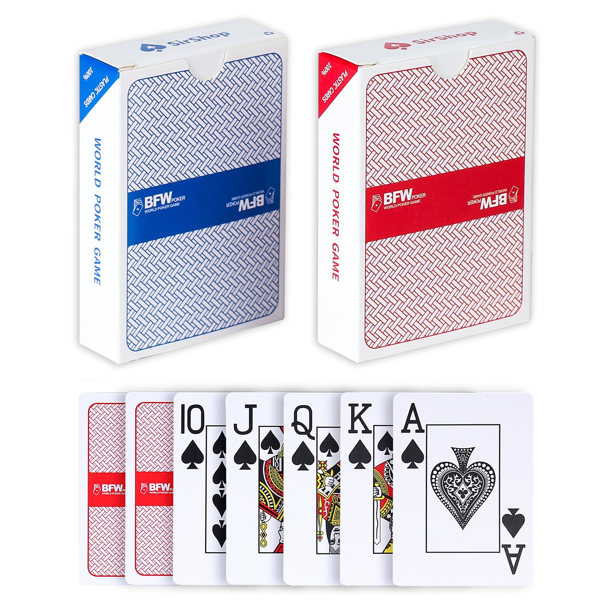 Amazon.com: SirShop Playing Cards 2 Pack,Waterproof Playing Cards