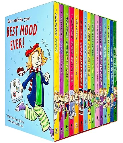 Judy Moody 15 Books Collection Box Set By Megan McDonald(1-15 Books)(Judy Moody, Get Famous!, Saves The World!, Predicts The Future, The Doctor is In!, Declares Independence! &amp; More)