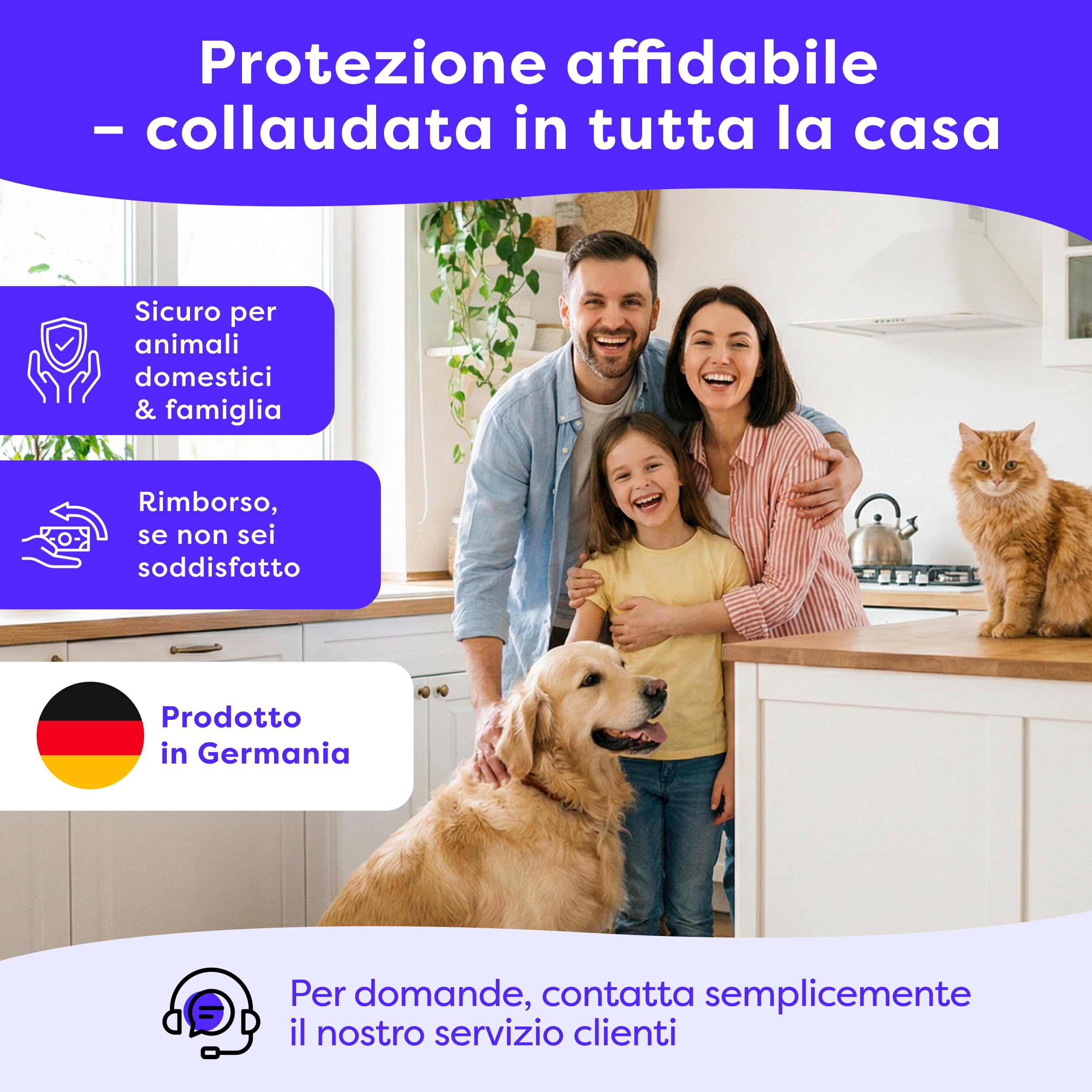 Wolkenfeld 12 Trappole Scarafaggi e Blatte da Interno – Esca Naturale Adesiva per Disinfestazione Casa – Alternativa a Gel Scarafaggi, Spray e Veleno Blatte – Made in Germany
