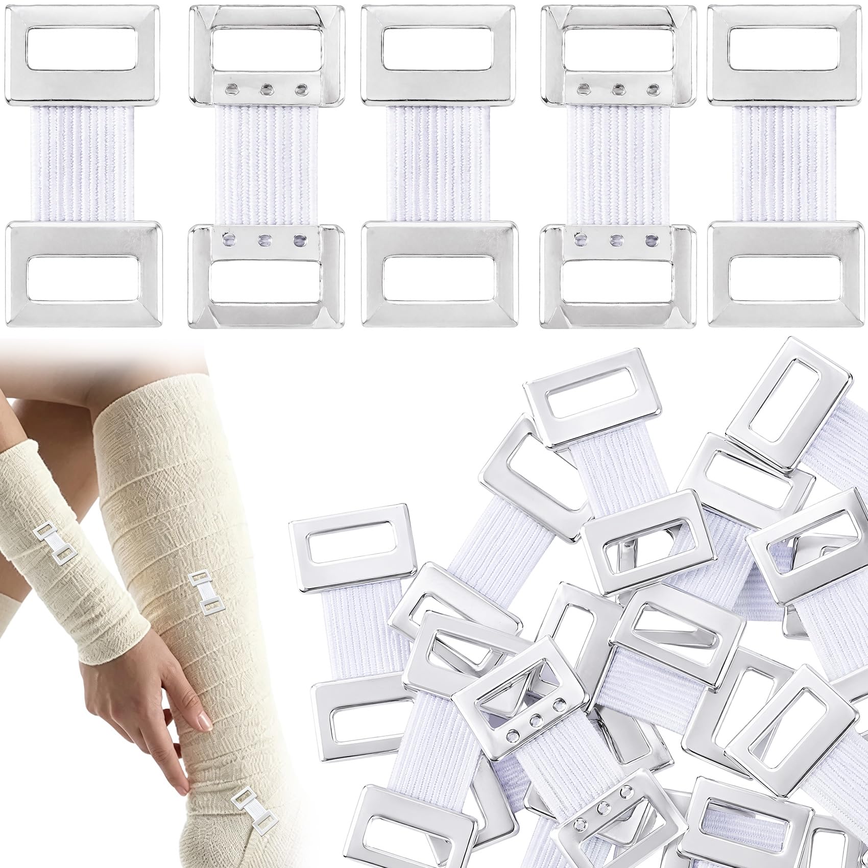 15pcs Bandage Clips, Bandage Wrap Clips Stretch Metal Clip — Amazon image 9