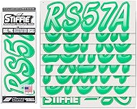 Vista 2 de Stiffie Whipline - Calcomanías de identificación alfanuméricas, adhesivos de números de registro para barcos y embarcaciones personales