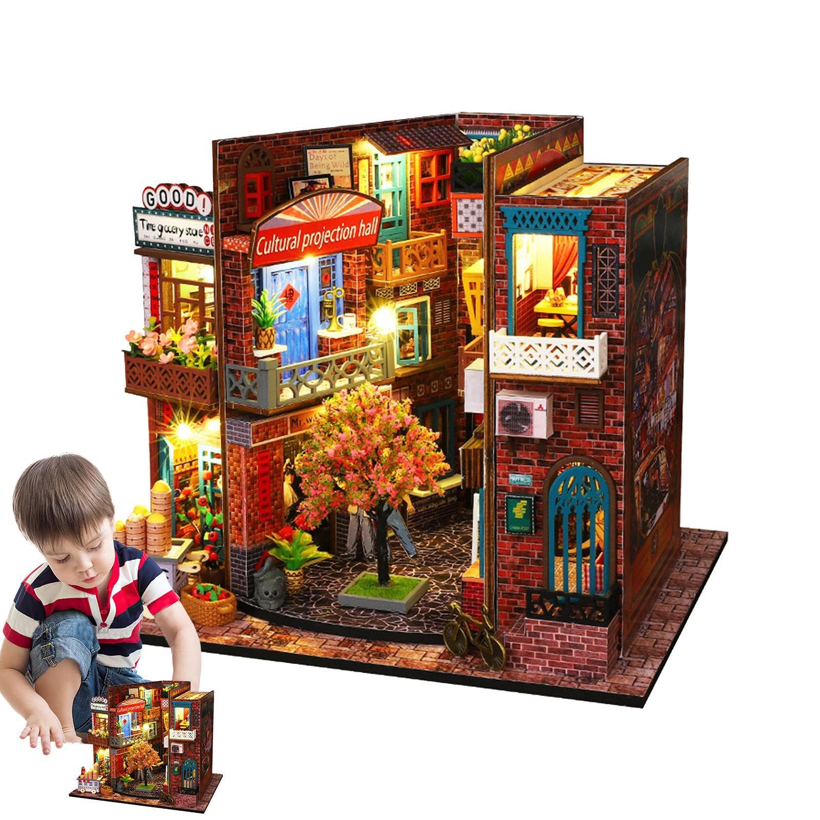 Kit de Maison Miniature, kit de Construction de Maison