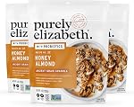 Purely Elizabeth, Honey Almond, Ancient Grain Granola with Probiotics, Gluten-Free (3 Ct, 8oz Bags)