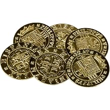 The Broken Token Prop Coins - Pack of 6 35mm Gold Piece 8 Themed Game Replica Coins, Historical Prop, Novelty Coins