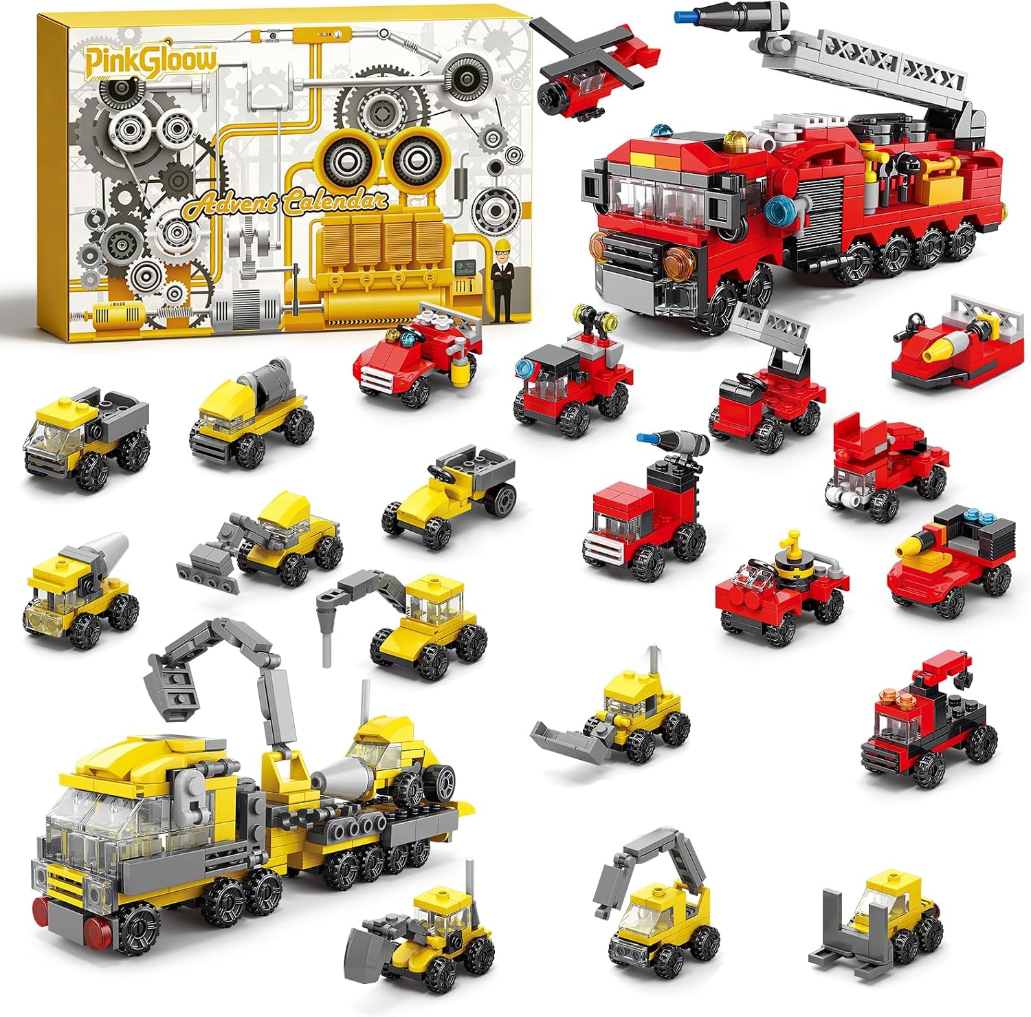 Advent Calendar 2026 for Kids, 24 Days of Surprise Building Blocks Kit