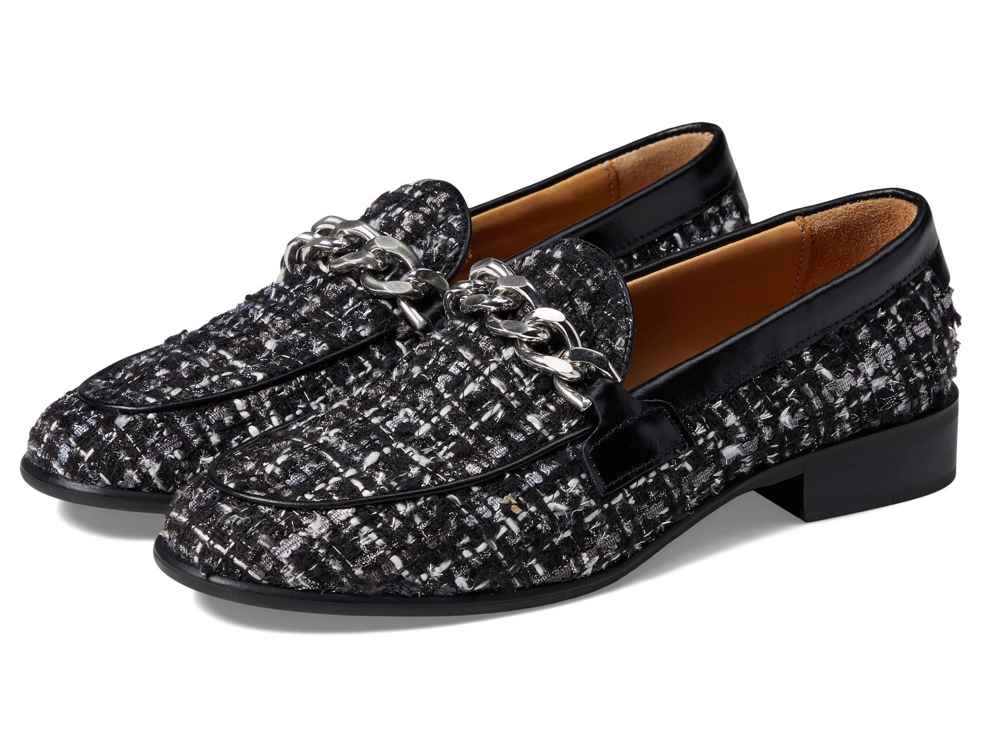GANTWomen's Boat Shoe, Chequered Black, 6.5