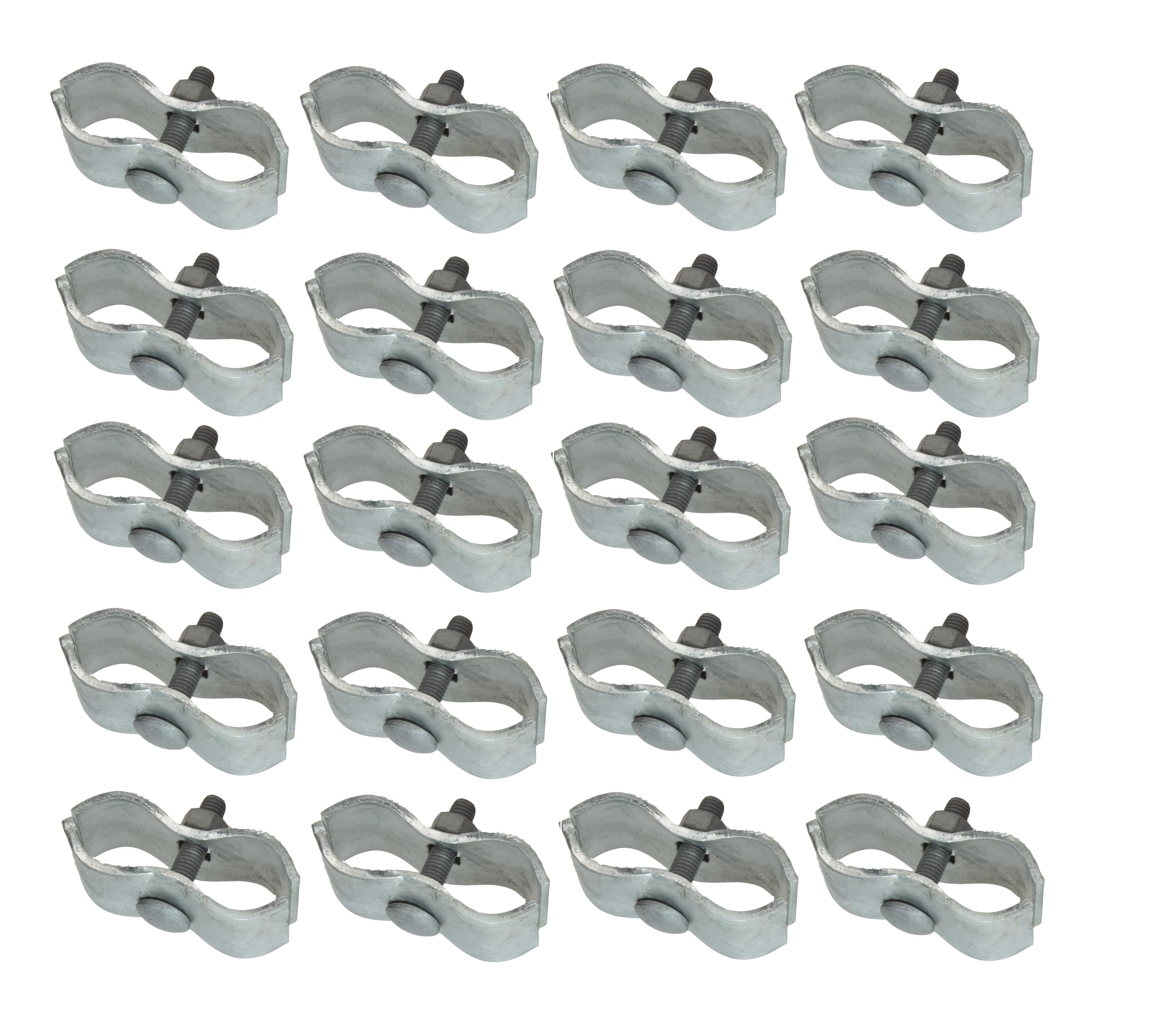 Amazon.com: Plutreas Chain Link Fence Panel Clamps 1-3/8