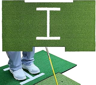 WOTEG Golf Training Mat - Golf Hitting Training Aids - Golf Training Equipment Golf Mat Golf Hitting Aids for Golf Practice Training Hitting Driving Chipping Putting