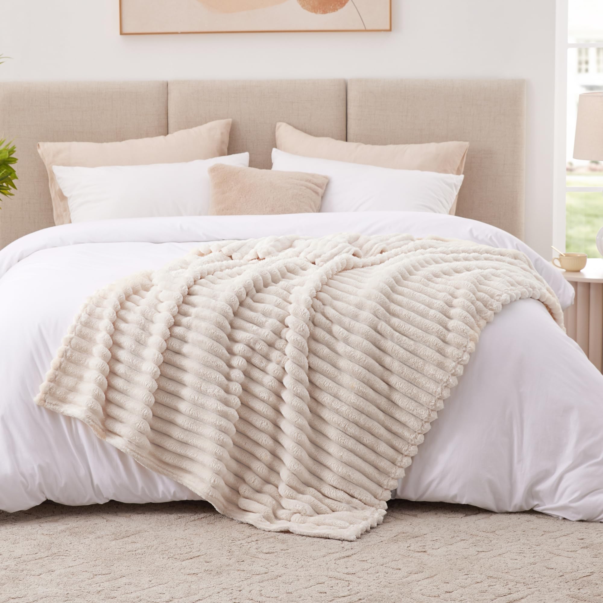 EXQ Home Fleece-Decke Mit Schildkröten-Muster – Flauschige Überwurfdecke 127x152 Cm | Für Couch & Bett