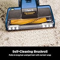 Vista 5 de Shark HV343AMZ Rocket Aspiradora con cable de varilla con cepillo autolimpiante, ligera y maniobrable, perfecta para recoger pelo de mascotas, se