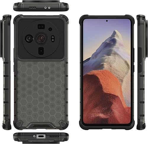 Funda para Xiaomi 12S Ultra 5G, Funda para Xiaomi 12S Ultra 5G Case 2 en 1 Funda para teléfono Negro