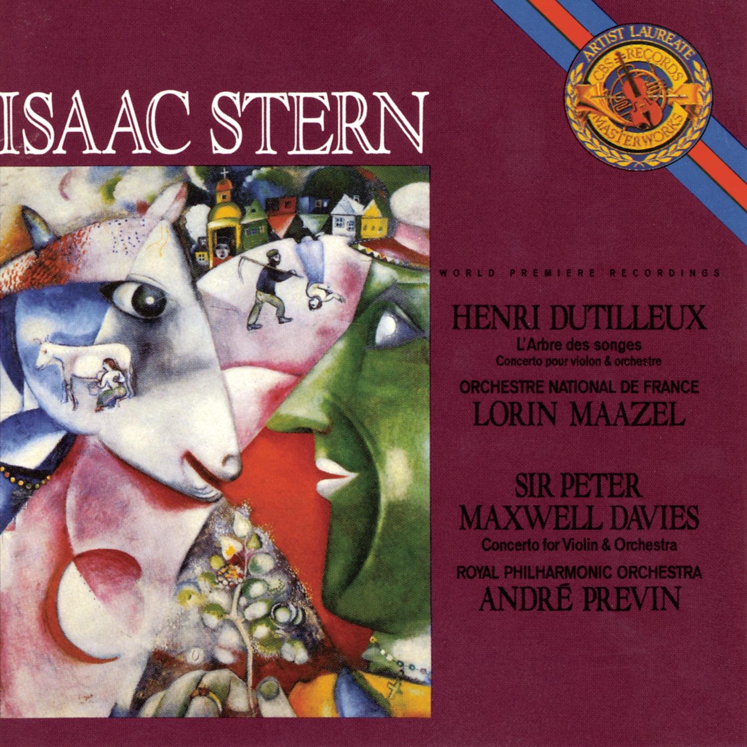 L'Arbre Des Songes / Violin Concerto [Audio CD] Dutilleux / Davies / Stern / Maazel / PR; Various Artists; Dutilleux/Maxwell Davies; Maazel / Previn/Various; Stern, Isaac and Stern, Isaac Cvlnn