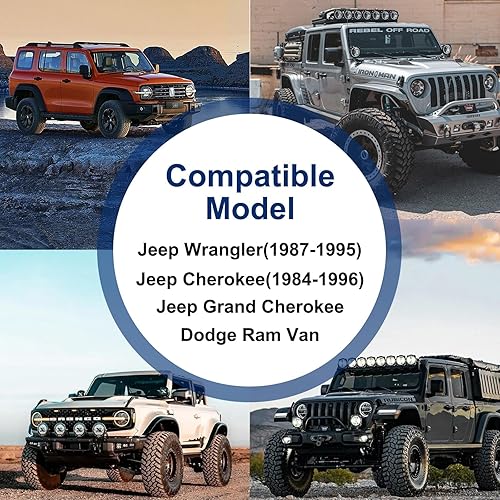 Miniatura 5 de Válvula de ventilación de tanque de combustible con kit de sello de ojal, compatible con modelos Jeep Cherokee, Grand Cherokee, Comanche y Wrangler,