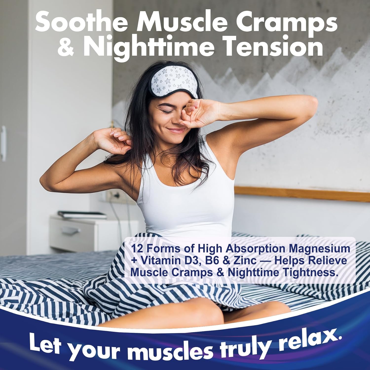 21 in 1 Magnesium Complex Gummies for Sleep, Magnesium Complex for Women Men w/Glycinate Citrate Malate Taurate + Probiotics Prebiotics for Gut - Deep Calm w/Ashwagandha, L-Theanine, GABA, 120Cts