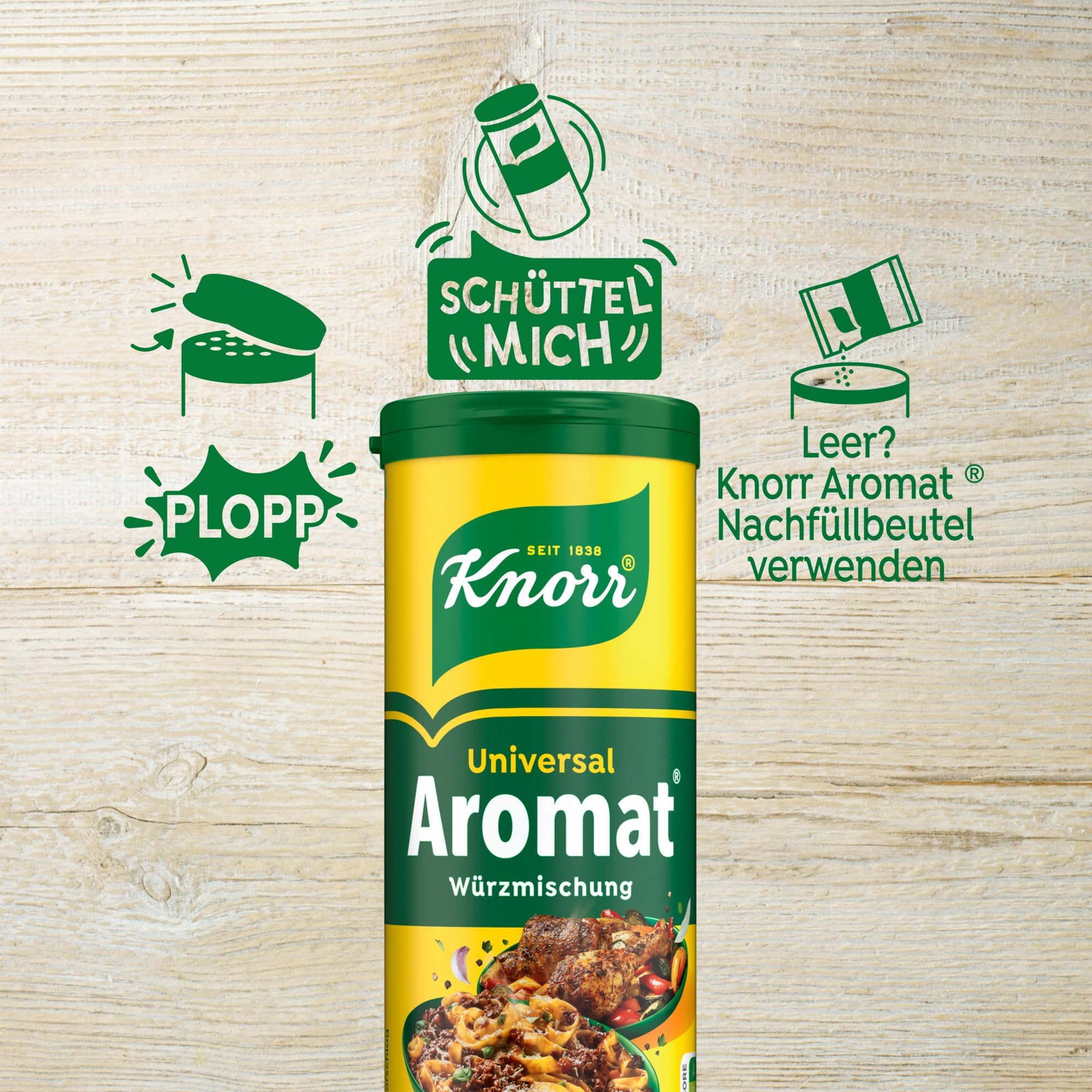 Knorr Środek do przypraw, aromat, posypka (1 x 100 g)