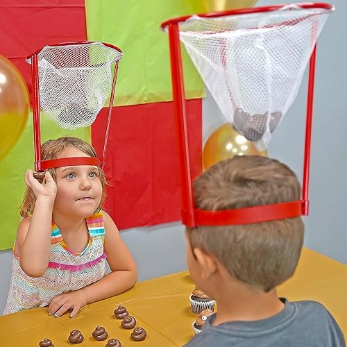 Miniatura 2 de Fairly Odd Novelties Juego de aro de cabeza  Divertido juego de lanzamiento de emoji de caca para familiares y amigos, divertido regalo de broma de