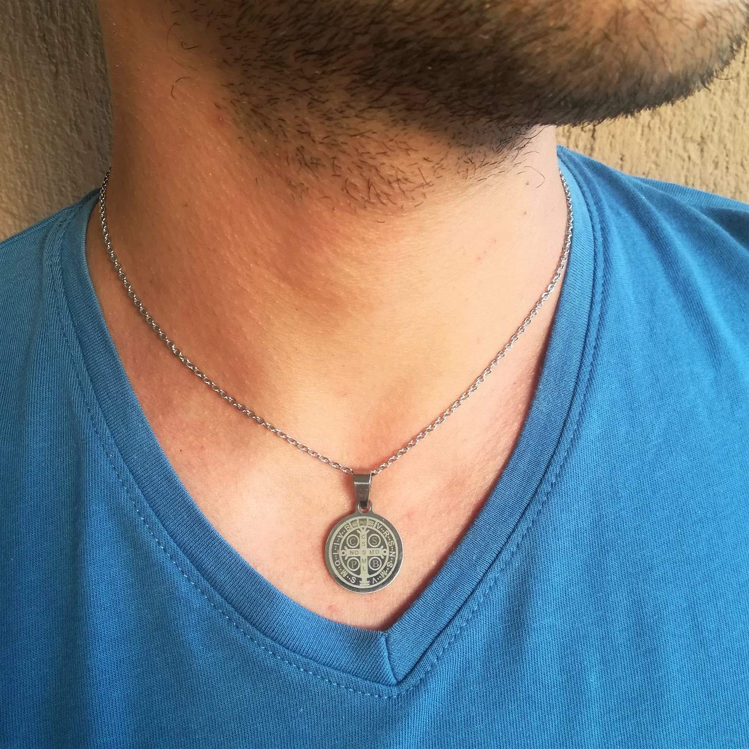 Amazon.com: St Benedict Medal Necklace 