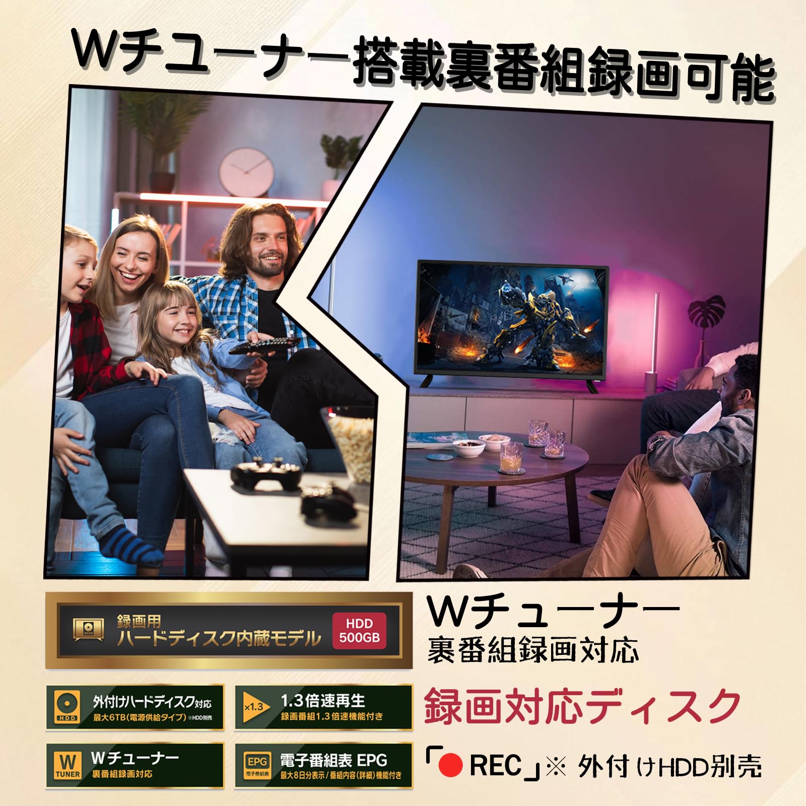 Amazon | ASTEX 24インチ 液晶テレビ 地上*2・BS*2・110度CS*2デジタル