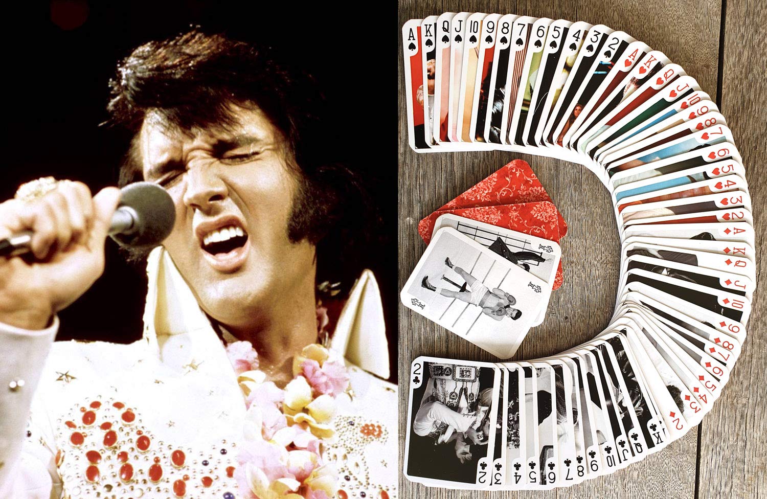 Buy Elvis Playing Cards Poker Deck 54 Cards All Different Vintage 