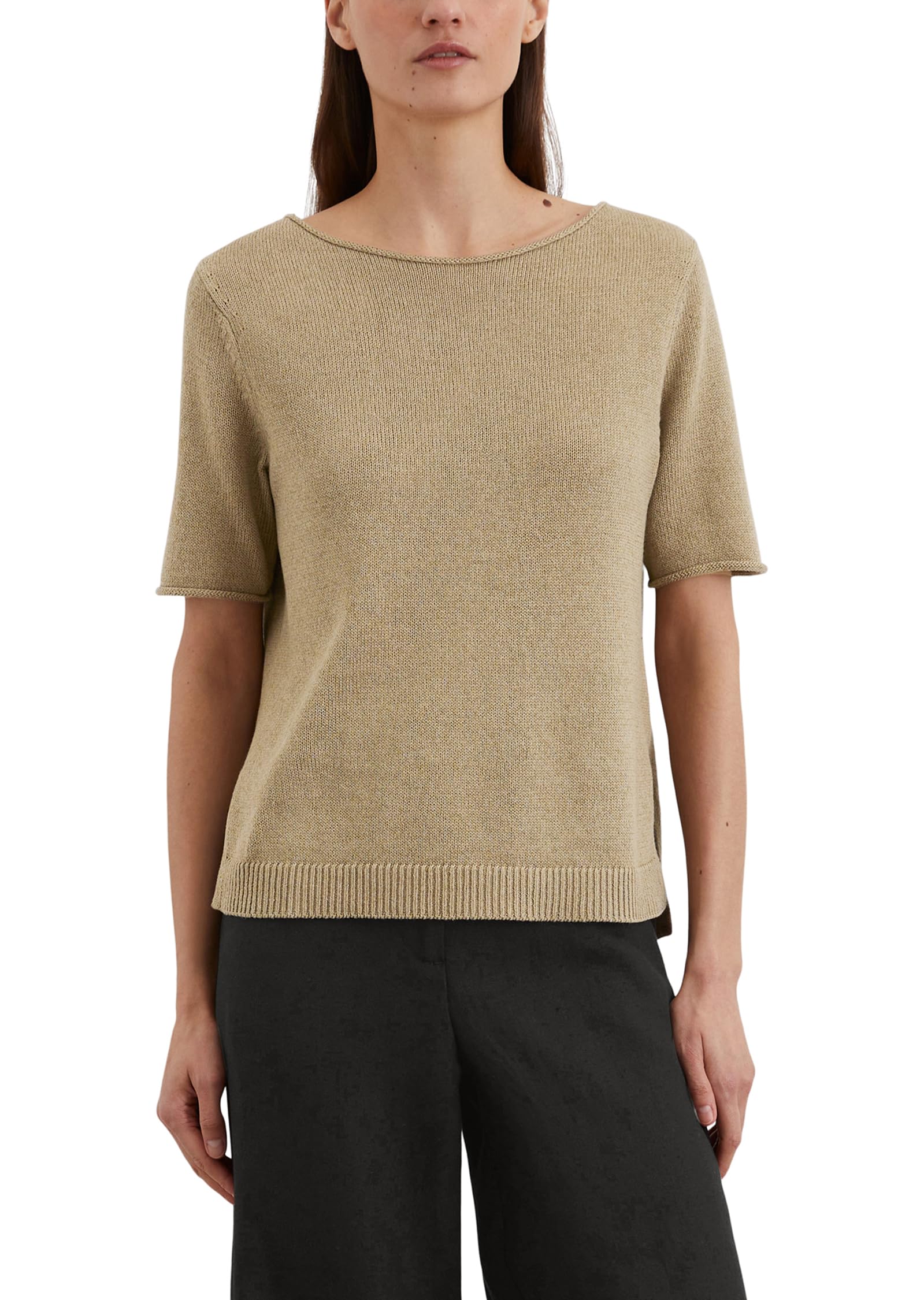 Marc OߴPolo Femmes Pull à Manches Courtes tricoté Regular fit