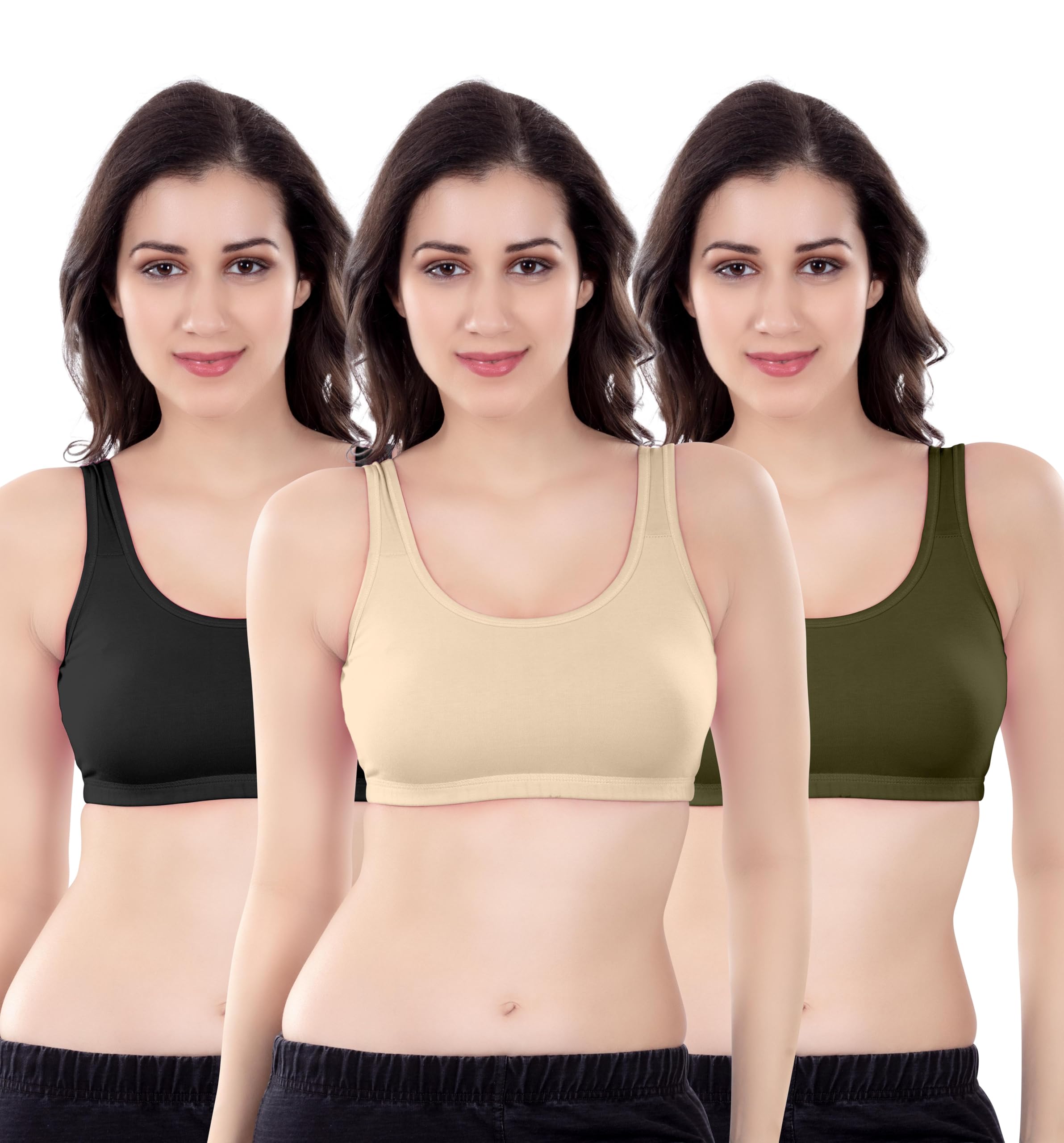 selsia trendy women Selsia Sports Bra for Women | Non-Wired | Non-Padded | Seamless Bra | Suitable for Gym,Yoga,Workout-picture-25