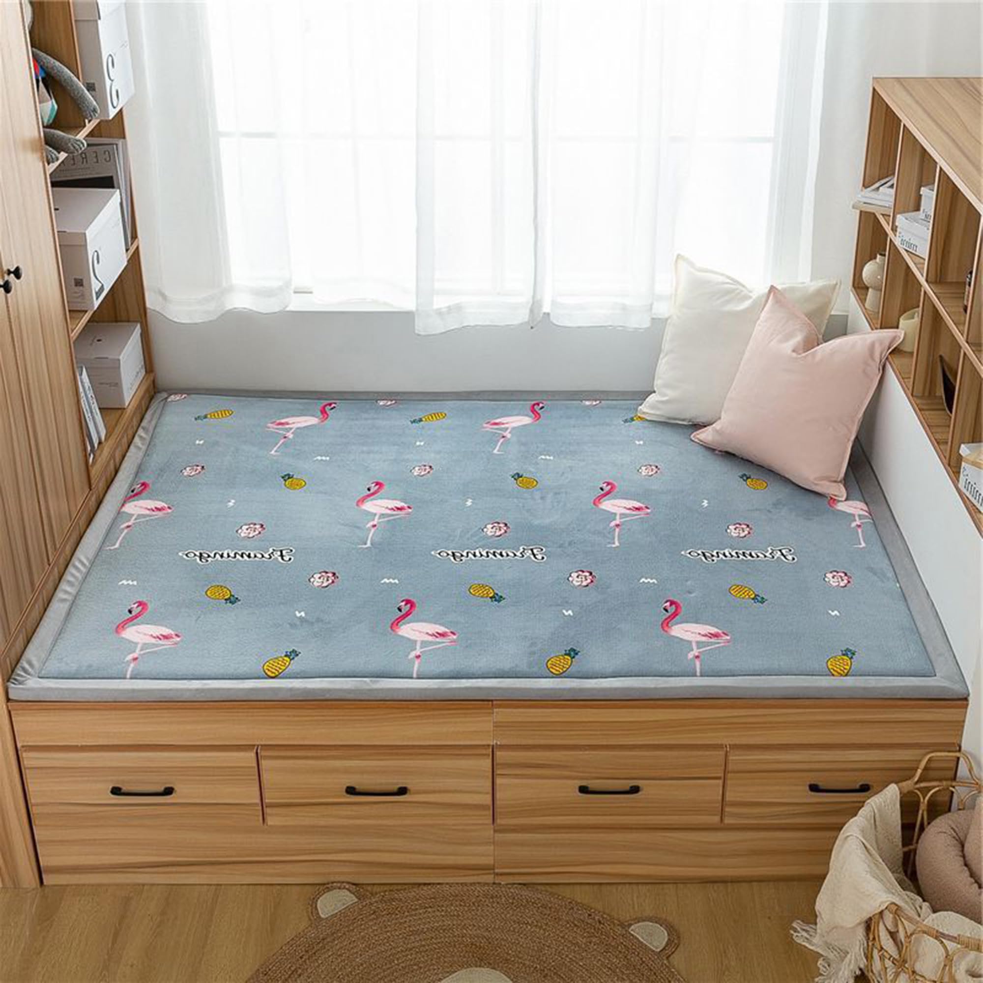 Tapis doux et moelleux haut de gamme style 8 résistant et antidérapant