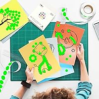 Vista 46 de PARLAIM 6 Rolls 6000PCS 3/4" Round Circle Color-Code Dot Stickers, 6 Color Style Colorful Coding Label Sticker for Home Office Classroom