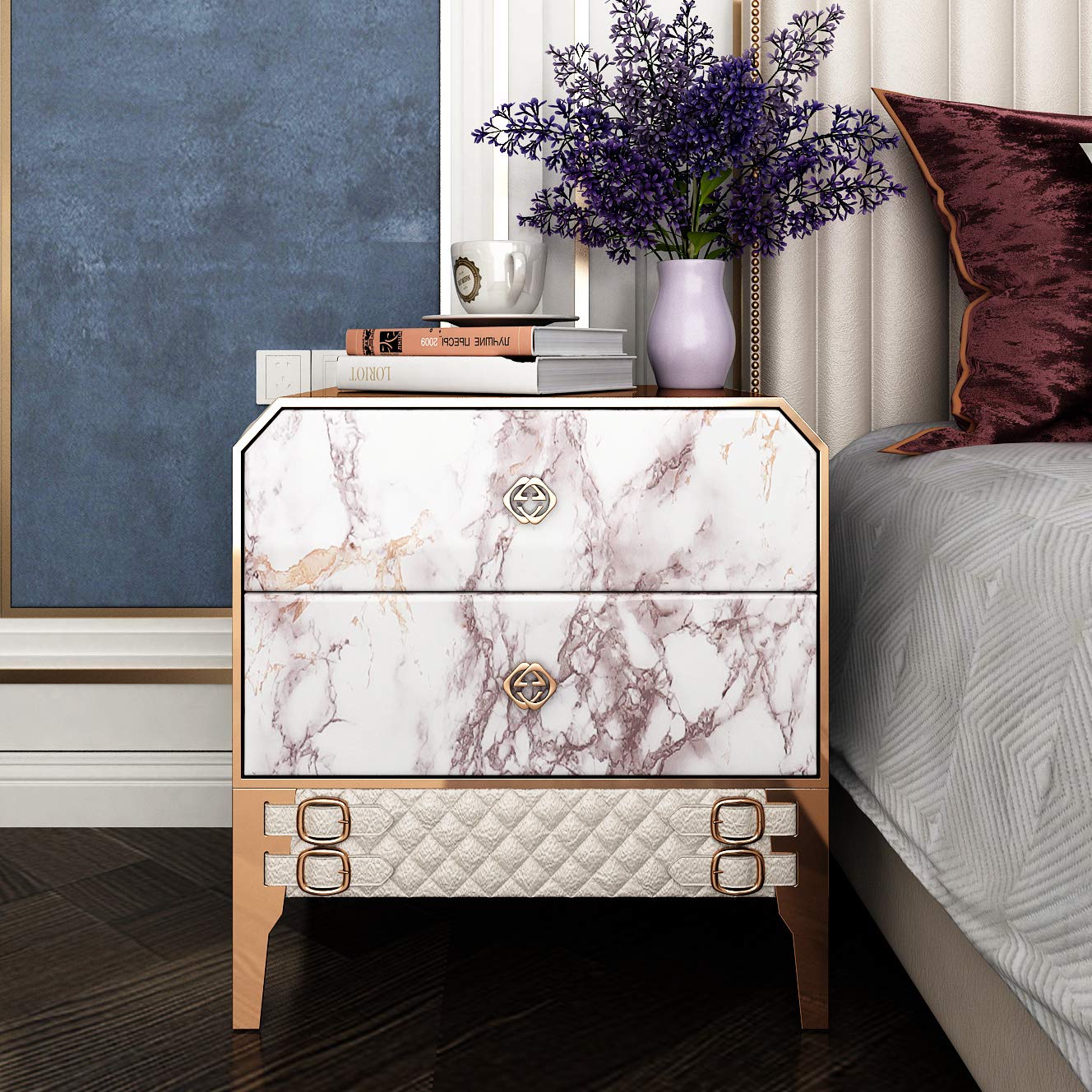 Livelynine Marble Contact Paper Peel and Stick Countertops Waterproof