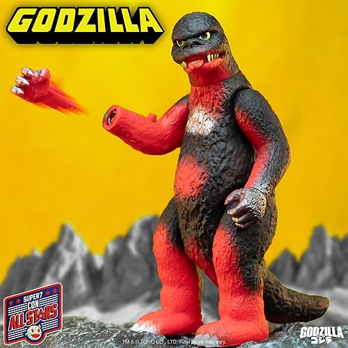 Miniatura 3 de Super7 ULTIMATES! Toho Shogun Godzilla (rojo vintage) - Figura de acción de Toho Godzilla de 7 pulgadas con accesorios, coleccionables de películas