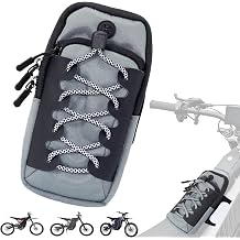 Electric Dirt Bike Frame Bag for Surronster Edition Bikes 2023pr, Water Resistant Front Handlebar Storage Bag, Off Road eBike Motorcycle Tool Pouch Large Capacity,B Grey