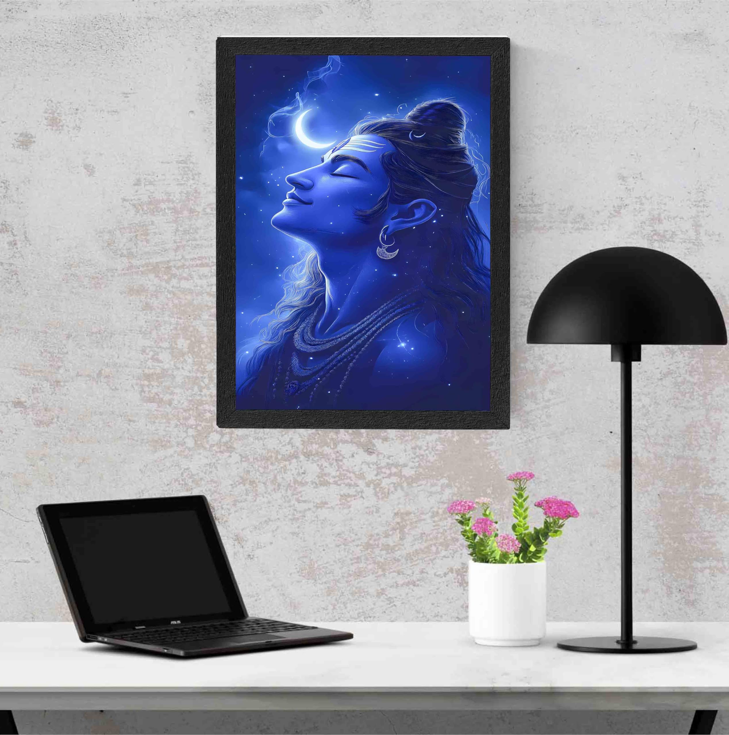 Devgifts Lord Shiva Bholenath Wall Painting A4 Size | Kedarnath Inspired Spiritual Wall Decor .4-image-47