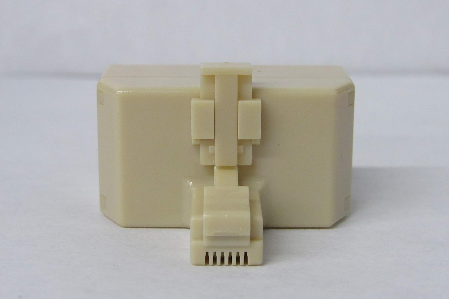 R.J. Enterprises- RJ-11 Triplex T Adaptor- RJ11 Male to 3 RJ11 Female Telephone 3-Way Splitter (10p/per Bag)