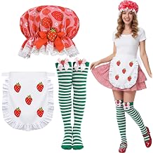 Strawberry Cake Costume Accessories Set for Women Adult Halloween Cosplay