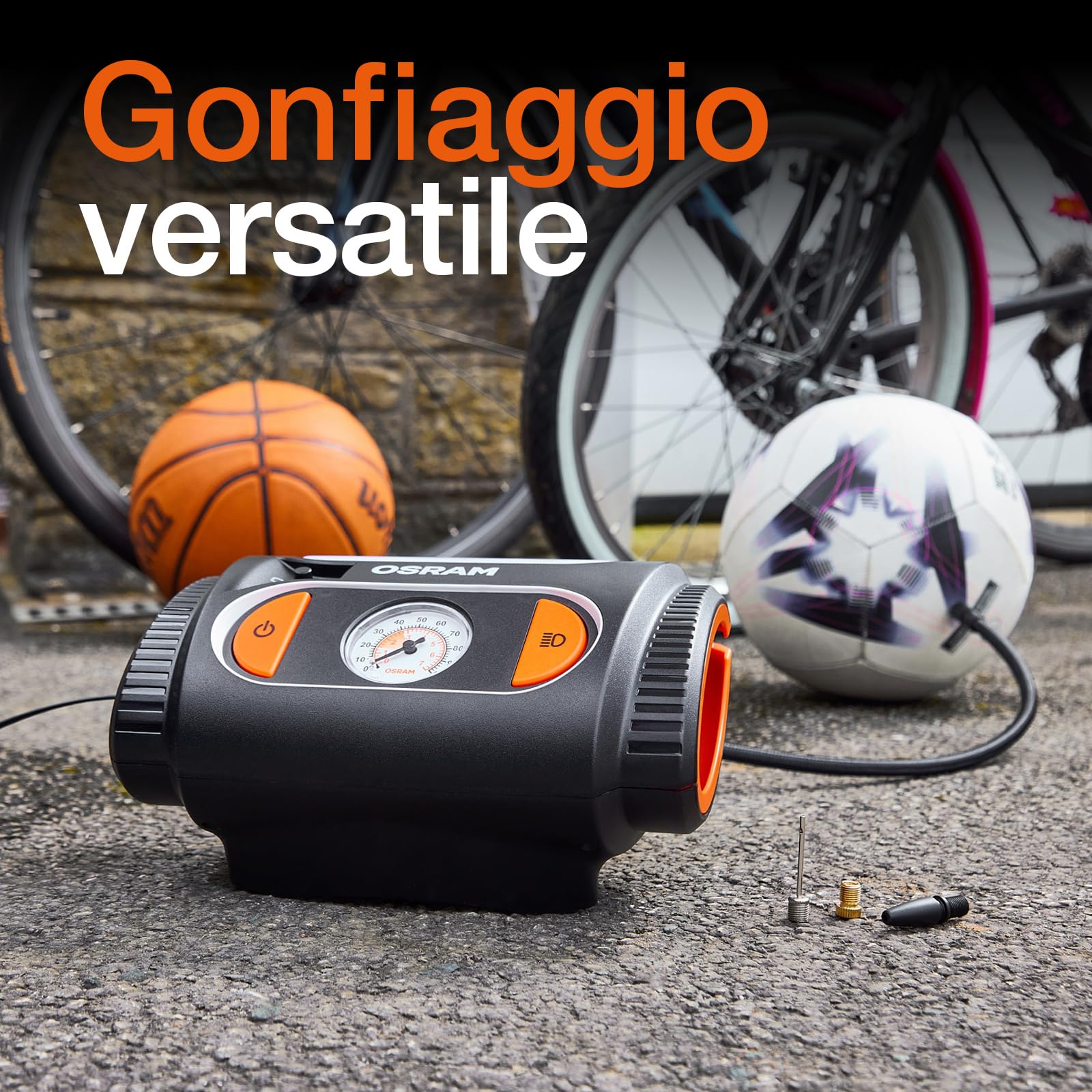 OSRAM OTI2110 Manometro per pressione gomme