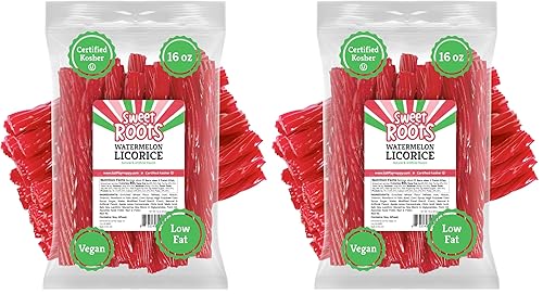 Miniatura 31 de Sweet Roots Huckleberry Regaliz Twists - 1 bolsa (16 onzas) - Palitos de regaliz de tamaño jumbo Hecho con concentrado de jugo de fruta real