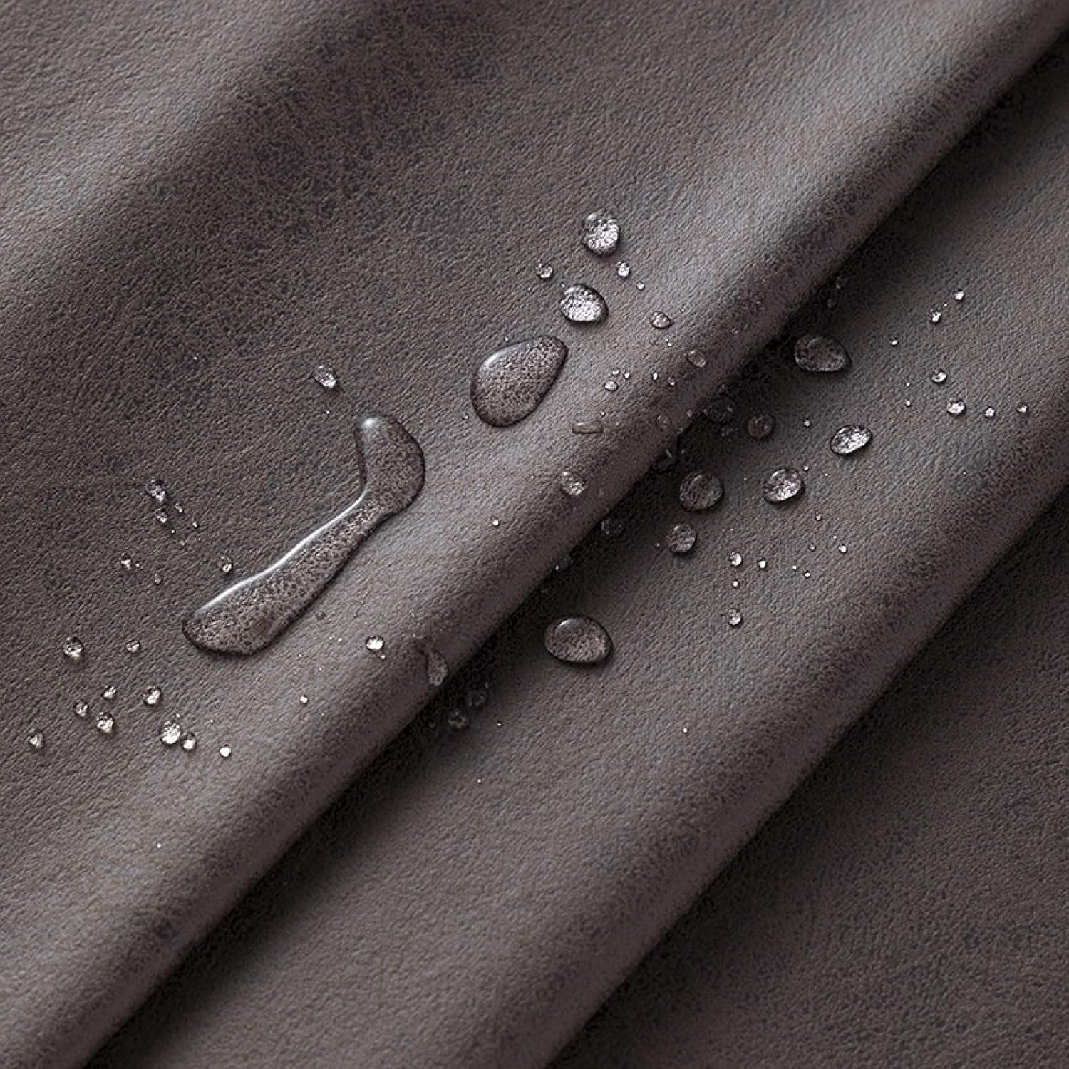 Neck Roll Bolster Pillow Cover with Hidden Zipper, (Only Cover) Cervical Comfortable Round Neck Cushion Cover for Head Lower Back Lumbar Spine ﻿(Gray,6x24inch/15x60cm)