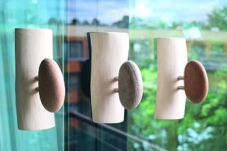 Stone hooks, robe hooks, coat rack, wall mounted coat rack, white wood towel hook, bathroom shelf, coat hanger, Stone wall hooks, towel hooks hall tree