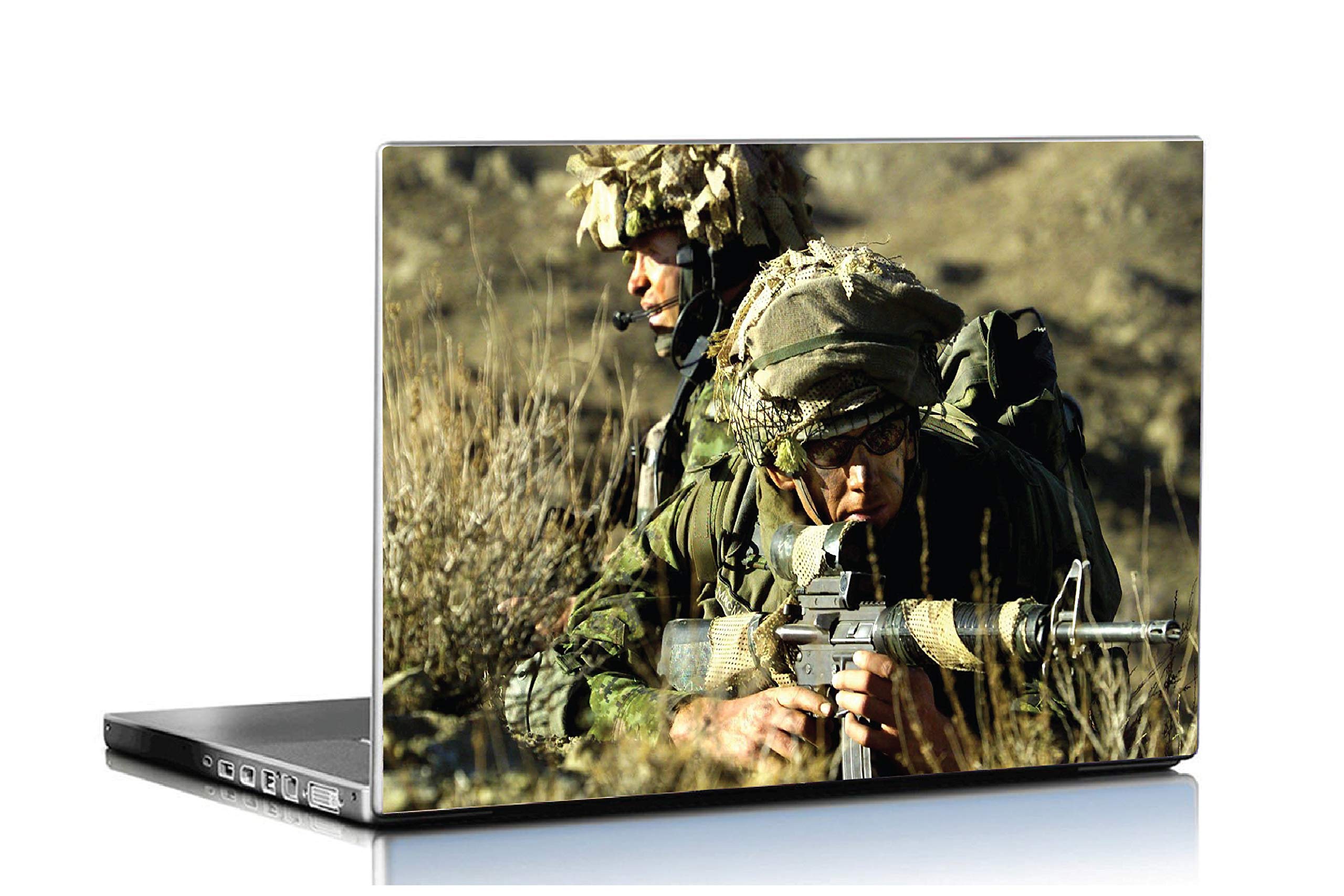ISEE 360® Indian Army Soldier Laptop Skin Cover Laminated Stickers Girls Boys Office Vinyl Printed Multicolored Floral Small HD Quality Sticker 14 Inches (B08MPWWS13) Amazon Price History, Amazon Price Tracker