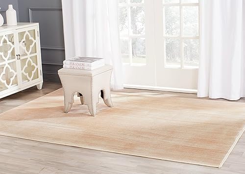 SAFAVIEH Infinity Collection INF584D - Alfombra decorativa, 4 x 6 pies, beige y amarillo, no desprende pelusa y de fácil cuidado, ideal para zonas